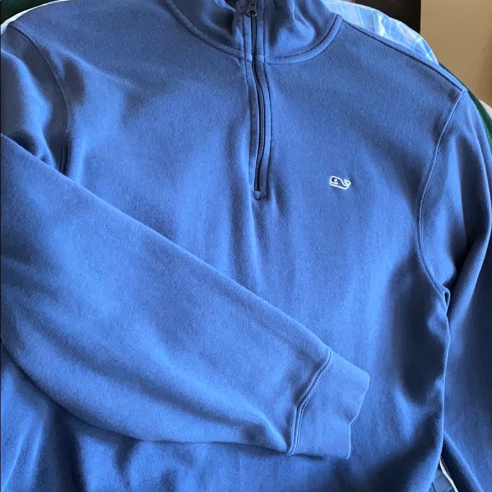 Vineyard Vines Men’s Small Navy 1/4 zip cotton